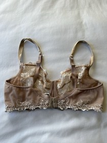 Lise Charmel ACC3088 Dressing Floral Demi Cup Bra - Size 34F - Flesh Color