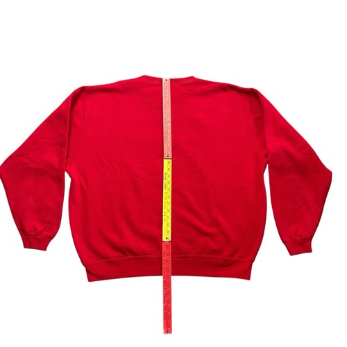 NIKE Vintage 90s NC State Wolfpack Center Swoosh Red 2XL Sweatshirt Men’s - Picture 7 of 10