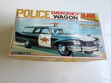 Jo-han 1960 Plymouth Police Emergency Wagon 125 C-5100 Unbuilt Open Box Jo-han 1960 Plymouth Police Emergency Wagon 125 C-5100 Unbuilt Open Box