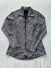 Lululemon Women s Define Jacket Gray Full Zip Long Sleeve Activewear Sz 10