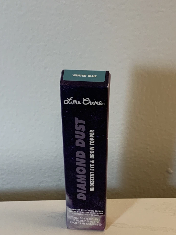LIME CRIME DIAMANTE POLVO IRIDISCENTE BRILLO CEJAS TOPPER Invierno Azul Raro NUEVO Foto 4 de 4
