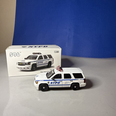 #ad #ad 596 Brand 1:64 New York City Police NYPD SRG Chevrolet Tahoe US Seller $49.99