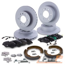 4x BREMSSCHEIBE + BELÄGE + BREMSBACKEN VORNE HINTEN FÜR MB SPRINTER 3-T 906
