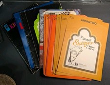 Lot Of Vtg Kimball Lowry Organ Sheet Music And Course Music H10
