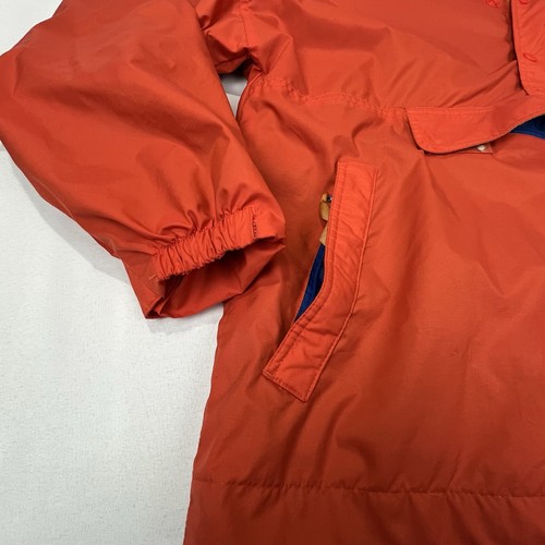 Gap Jacket Men Large Orange Anorak Windbreaker Pullover Hooded 1/2 Zip VTG Y2K - Picture 3 of 12