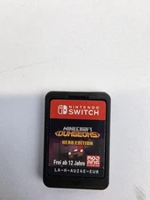 Minecraft Dungeons Hero Edition Nintendo Switch CARTRIDGE ONLY TESTED 