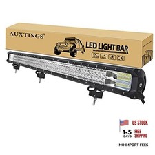 45 inch 612W LED Light Bar Triple Row Spot Flood Combo Beam Off 45 inch 3 row
