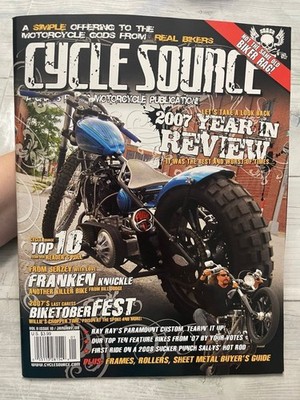 Cycle Source Motorcycle Magazine, Volume 11 Issue 10, January 2008