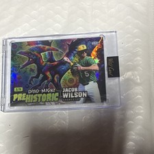 Wild Card Dino-Might Prehistoric Jacob Wilson Serial Numbered 2/5 Baseball Card