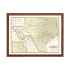Old Map of Texas 1888 - Vintage Texas Art