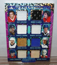 TEAM UTOPIA 2022-23 NHL LEAF IN THE GAME USED HOCKEY JERSEY CARD 05/15 MADE