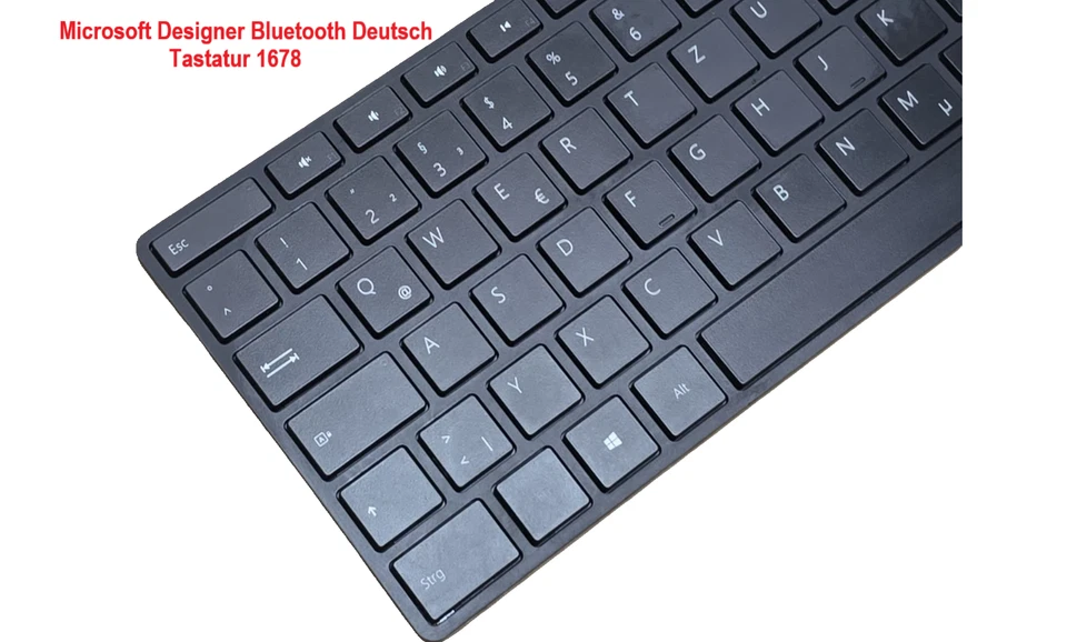 Microsoft Designer Bluetooth Deutsch Desktop QWERTZ Tastatur 1678 - Bild 3 von 3