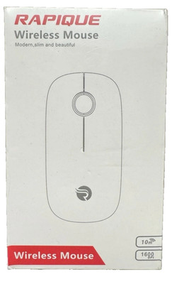 RAPIQUE Bluetooth Wireless Mouse R306 White X0043IBRXP NEW