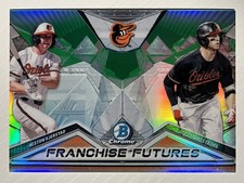 Heston Kjerstad/Jordan Westburg 2020 Bowman Chrome Franchise Futures Green 60/99