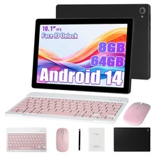 Tablet 10.1" Android 14 Tablet 8 64GB Octa Core 1280 800 IPS WIFI Touchscreen