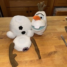 Disney Frozen pull-apart Olaf Talking Plush Toy 15  Works