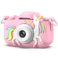 Goopow Kids Camera Toys for 3-8 Year Old Girls Boys,Children Digital - Pink-DJS