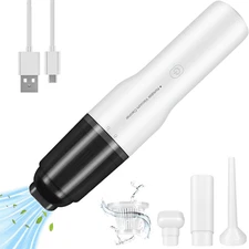 Hand Held Mini Vacuum Cleaner, Cordless Strong Suction Power Portable Car Auto