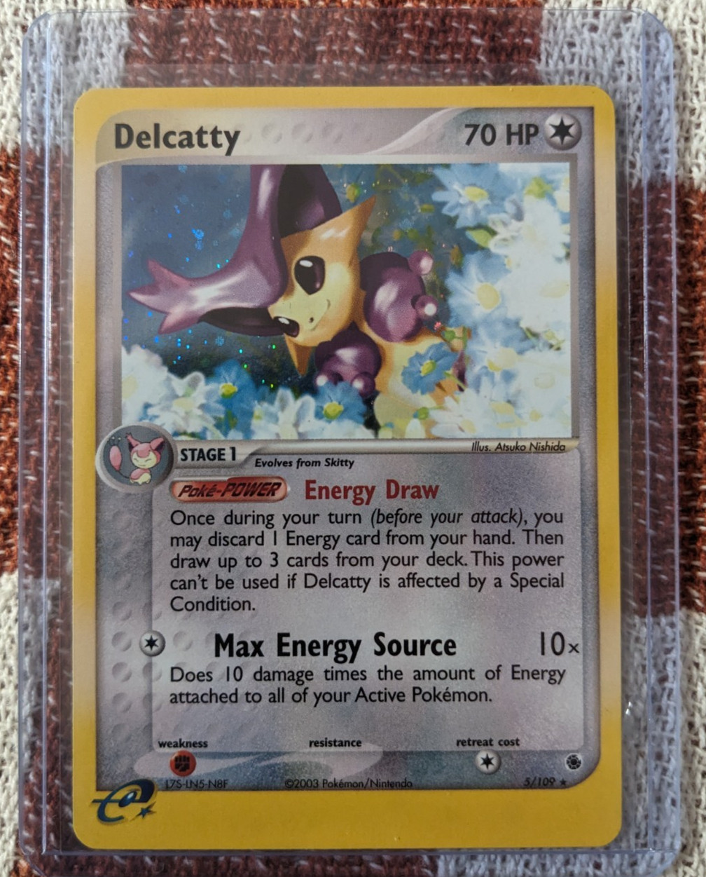 Pokemon TCG - Delcatty 5/109 - Ruby and Sapphire Holo - Rare NM