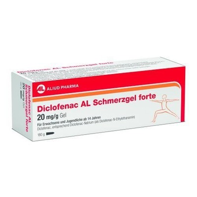 DICLOFENAC AL Schmerzgel forte 20 mg/g 180 G PZN 18719890