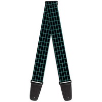 Guitar Strap - Wire Grid Black/Blue (Us Import) Acc Neu