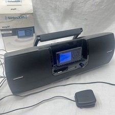 Sirius XM Satellite Radio Portable Boombox SXSD2 w/ Onyx EZ  Antenna  AC Power
