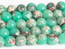 Green Imperial Jasper Beads AAA Gemstone Round Loose Beads 4MM 6MM 8MM 10MM
