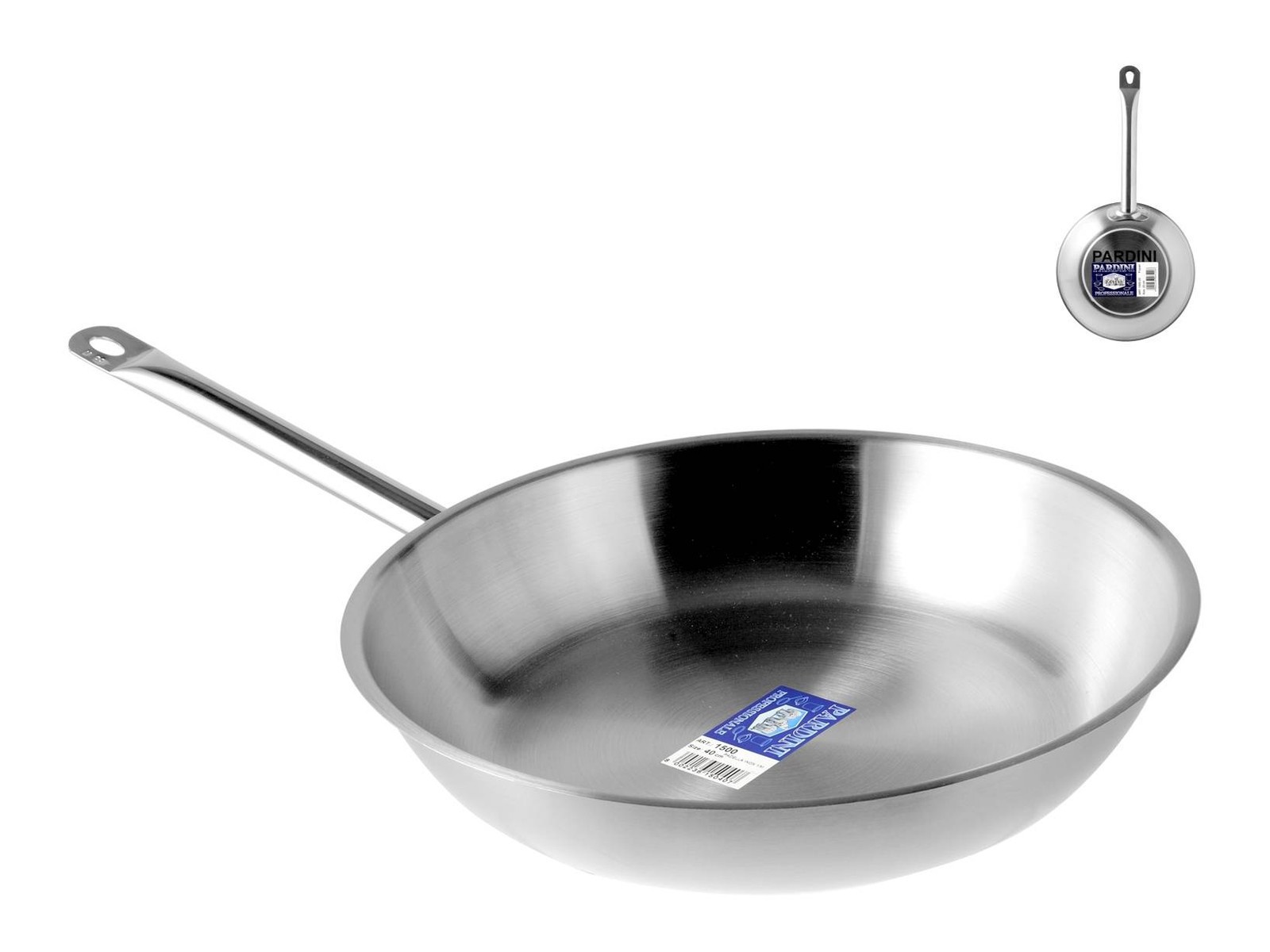 Pardini Frying Pan Omnia 1500 Inox 1 Handle 32 Cm
