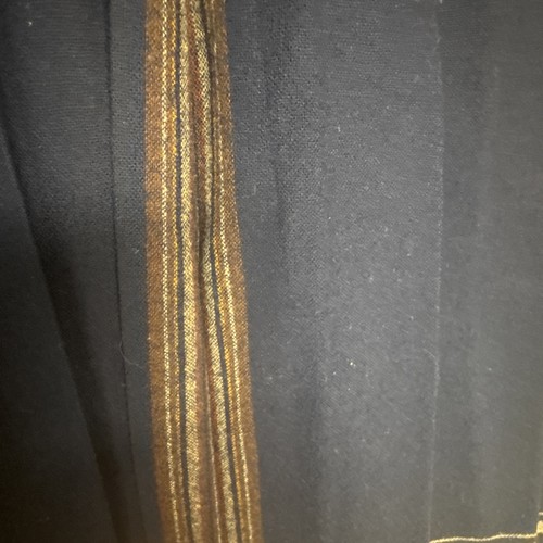 VTG Pendleton Wool Pleated Midi Skirt - Size 16 - Blue With Brown Plaid - Picture 4 of 6