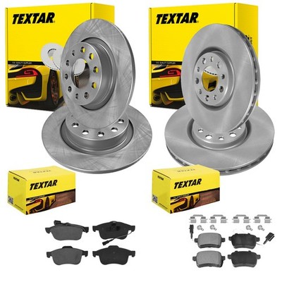 TEXTAR BREMSSCHEIBEN + BELÄGE VORNE+HINTEN passend für ALFA ROMEO GIULIETTA 940