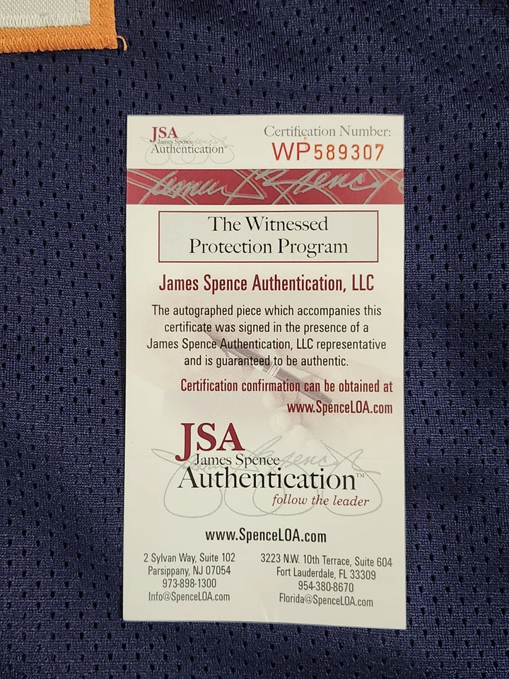 Jordan Howard Signed Autographed custom Chicago Bears Jersey JSA COA  - Image 4 of 4