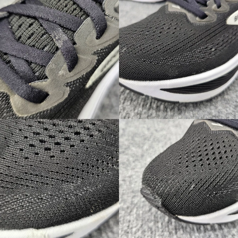 Brooks Ghost 17 Mujer Talla 9 Negro Gris Blanco Diario Atlético Carretera Zapatos para Correr Foto 4 de 4