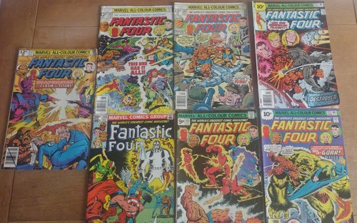 JOBLOT X7 OF VINTAGE MARVEL FANTASTIC 4 ISSUE 230,212,183,180,172,171,163,