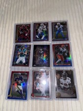 Topps Chrome 2024 NFL Rookie 9 Card Lot Jerrion Ealy Cook Lawrence Lamb