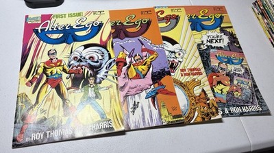 Complete series - Alter Ego #1, 2, 3, 4 - Roy Thomas, Ron Harris - Copper Age