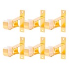  6 stücke Vorhangstangenhalterung Klammern Schwere Vorhangstange Halter Vorhang