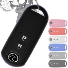 Auto Schlüssel Hülle SCHWARZ für Mazda 2 3 6 CX-3 CX-5 MX-5 Key Cover KEYLESS