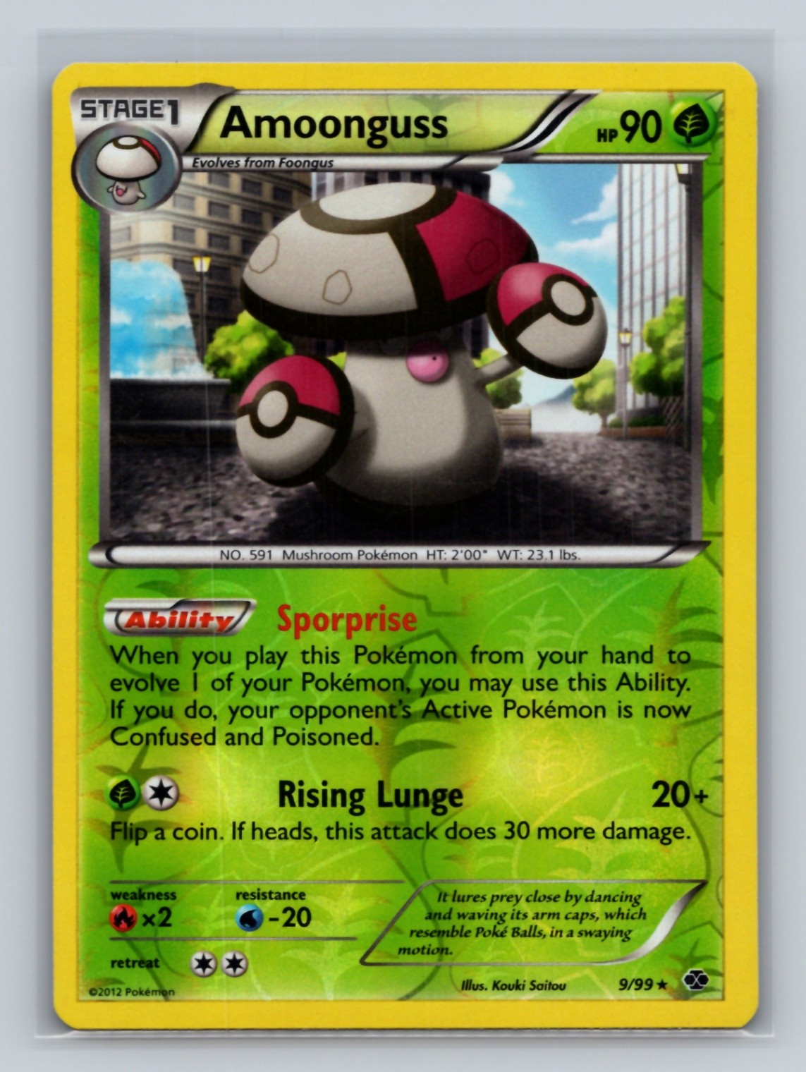 Amoonguss Rare Next Destinies 9/99 NM