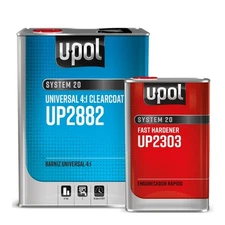 U-POL 2882+2303 Universal Clearcoat Gallon Kit w/ Fast Hardener