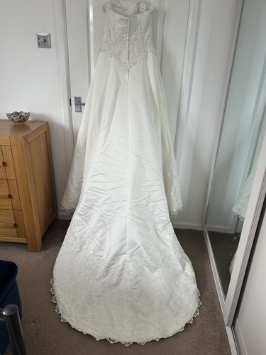 Strapless Ivory Wedding Dress Size 8-10 Bridal Gallery - Picture 13 of 13