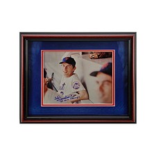 Bud Harrelson New York Mets Autographed Signed Inscribed 8x10 Framed Photo (JSA)