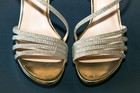I. MILLER Womens Gold Nalda Platino Rhinestone Heel Shoes Sz 8.5M - NEW IN BOX — photo 7