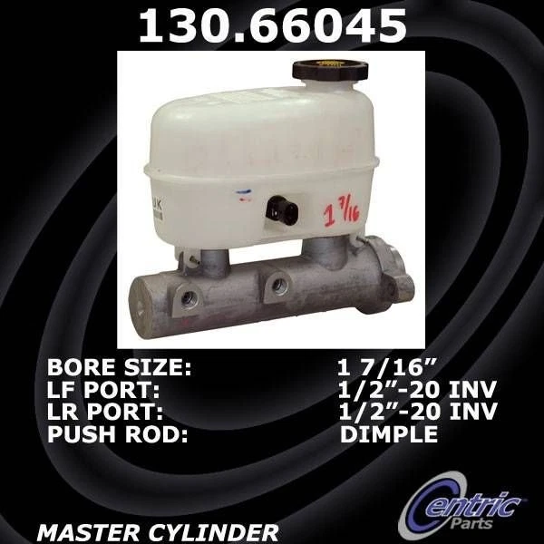 For Chevy Silverado 1500 HD Classic 07 Centric Premium Brake Master Cylinder Foto 2 de 2