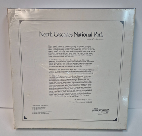 Eaton North Cascades Nat'l Park Jigsaw Puzzle - 500 pcs 1974 BRAND NEW - Picture 2 of 3