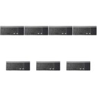 7pcs Computer Keyboard 2.4GHz Wireless Office Keyboard for Laptop No Battery