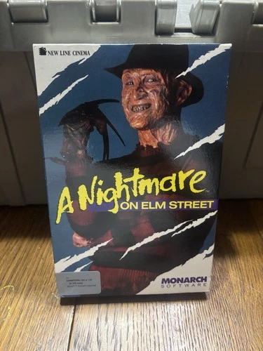 A NIGHTMARE ON ELM STREET Commodore 64 /128 5.25” Floppy Game CIB