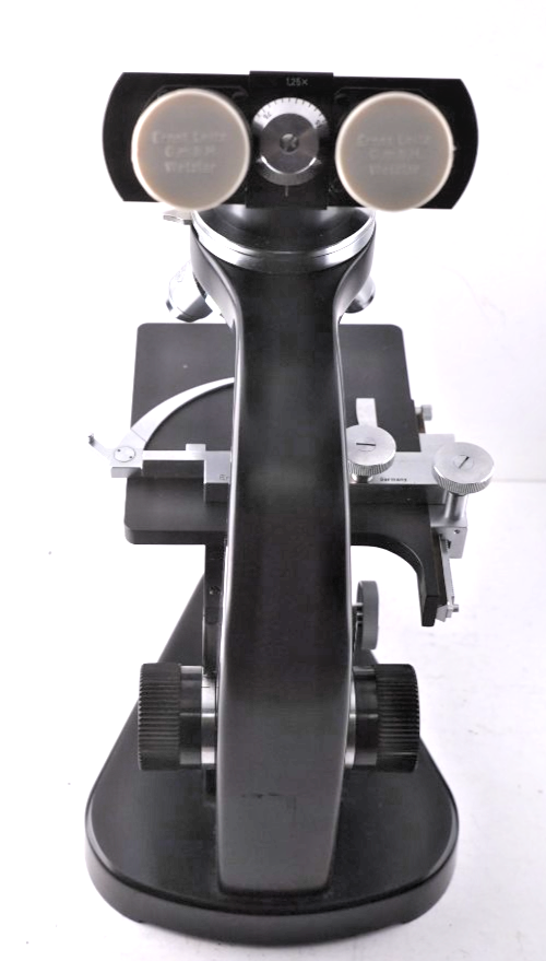 Vintage Leica Ernst Leitz WETZLAR Binocular Microscope with 4