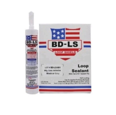Box of 12 pcs BD-LS Loop Shield Loop Sealant With Flat 3/16 Tips Black
