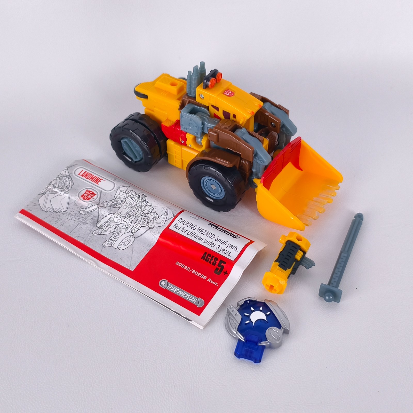 Transformers Landmine Complete Cybertron Deluxe Class With Instructions