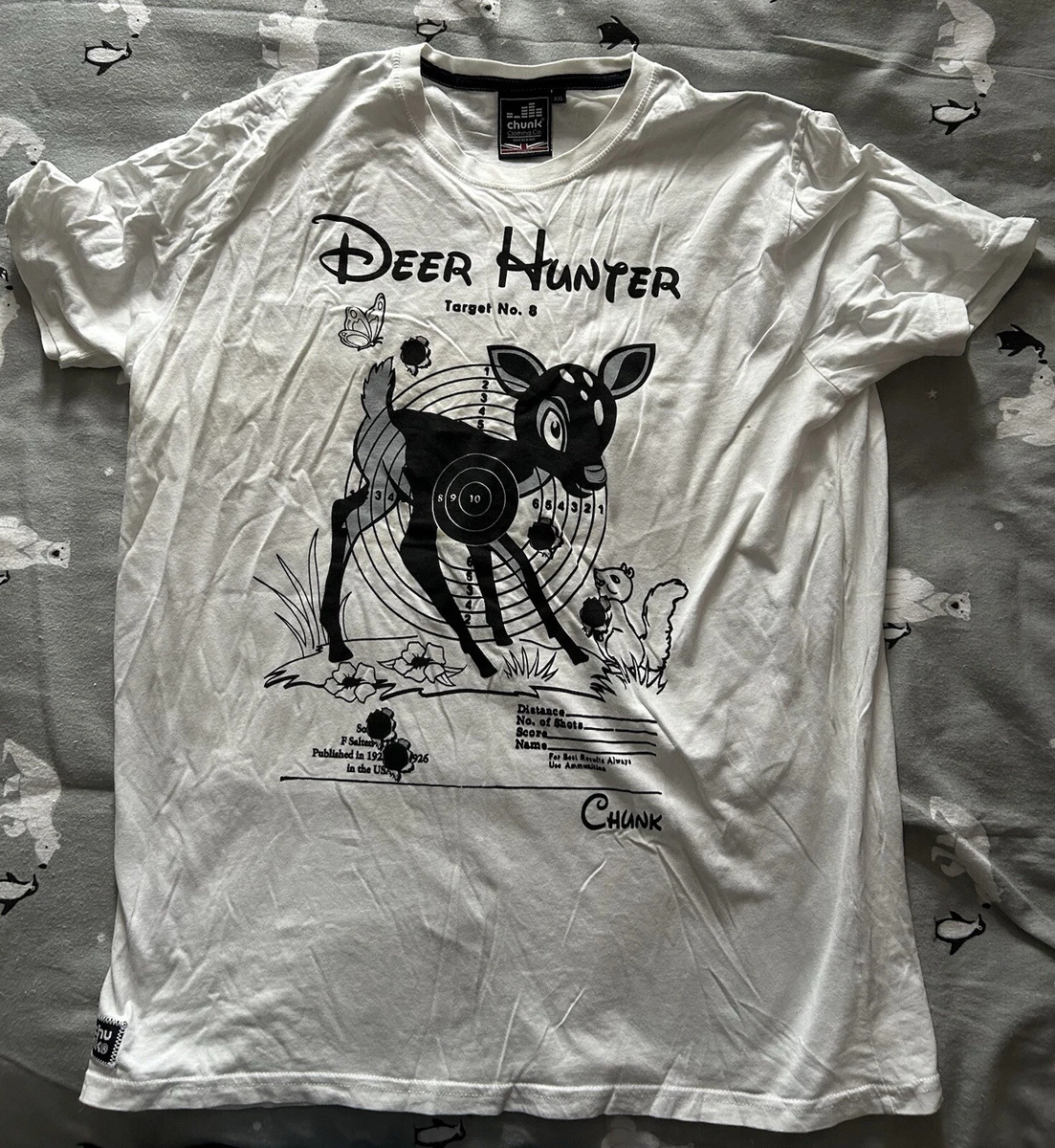 Débardeur Homme Chunk Clothing - Blanc - Taille S - 100% Coton - Imprimé Sport/Cartoon